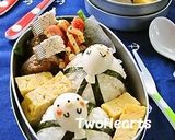 キャラ弁に◎海だプールだ浮き輪おにぎり◎作り方5写真