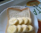 くせになる、朝食ばなぴートースト作り方2写真