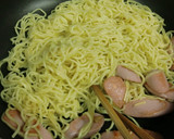 カレー風味の☆おつまみ焼きそば作り方3写真