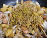 カレー風味の☆おつまみ焼きそば作り方8写真