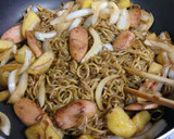 カレー風味の☆おつまみ焼きそば作り方9写真