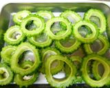 簡単ゴーヤの肉詰め天ぷら作り方1写真