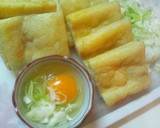 大人も子供も大好き♪卵と長ネギの巾着作り方1写真