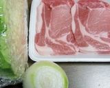 キャベツがいっぱいの豚ロースホイル焼き作り方1写真