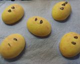水なし☆発酵1回☆たっぷり南瓜のパン作り方10写真