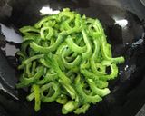 ゴーヤと薄揚げのキンピラ(苦し紛れ)作り方1写真