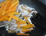 豚肉とちくわのオイスターにんにく風味炒め作り方5写真