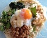 夏のネバネバそうめん☆温玉のせ作り方5写真