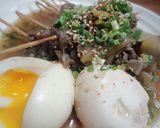 コラーゲンたっぷり☆とろっとろ牛すじ串♪作り方7写真
