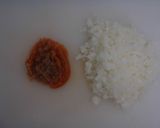 トマトとはちみつ梅の冷製パスタ作り方1写真