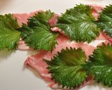 肉巻き、クロクロシソ作り方1写真