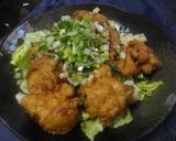 鶏のから揚げねぎソースがけ作り方9写真