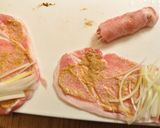 肉巻き、辛しマヨ味噌作り方1写真