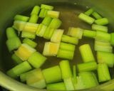 青ずいきを甘酢で漬けたん　京都カフェ作り方2写真