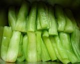 青ずいきを酢味噌で漬けたん　京都カフェ作り方3写真