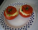 トマトカップのクスクスアボガドチーズ焼き作り方8写真