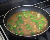 オクラと豆腐の和風スープカレー作り方2写真