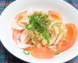 にんにくドレッシングのトマトサラダ作り方4写真