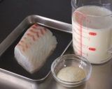 鯛の刺身豆腐。作り方1写真
