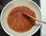 簡単♪ピリ辛トマトミートソースパスタ作り方5写真
