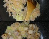 即出来る✿シーフードトマトクリームパスタ作り方3写真