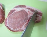 ガーリックバター醤油deポークソテー♪作り方1写真