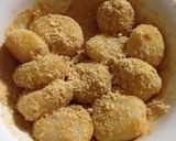 きなこ白玉(チョコレートin)作り方4写真
