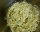 えのきの塩昆布すし酢胡麻和え作り方2写真