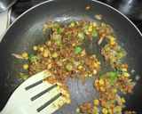ツナとオクラのカレーチャーハン☆作り方6写真