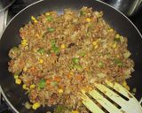 ツナとオクラのカレーチャーハン☆作り方7写真