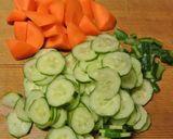 カレーざるそば作り方1写真