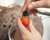 ころころプチトマトの肉詰めチーズ焼き♪作り方1写真
