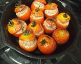 ころころプチトマトの肉詰めチーズ焼き♪作り方5写真