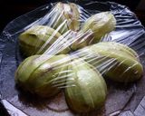 水ナスの蒸したん　ヴィーガン　京都カフェ作り方3写真