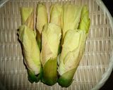 花オクラの漬けたん　京都カフェ作り方1写真