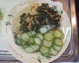 わかめときゅうりとほたての玄米まぜごはん作り方6写真