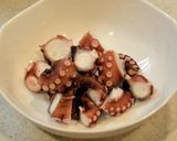 揚げずに簡単♪タコの唐揚げ*カレー風味作り方1写真