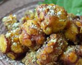 揚げずに簡単♪タコの唐揚げ*カレー風味作り方5写真