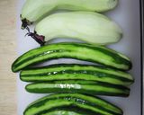 田子にんにくと胡瓜と茄子の浅漬け作り方2写真