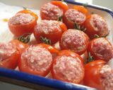 ころころプチトマトの肉詰めチーズ焼き♪作り方7写真