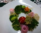 クリスマス☆リースサラダ作り方15写真