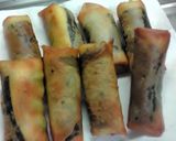 チーズと枝豆の春巻き作り方5写真