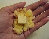 これ旨っ！　チーズｉｎ焼豚ハッシュポテト作り方3写真