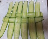きゅうりの飾り巻き（巻き寿司）作り方5写真