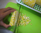 とうもろこしの炊き込みご飯作り方3写真