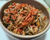 豚ミンチともやしにら麻婆炒め作り方4写真