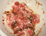 レンジで簡単！キャベツともやしを梅豚肉で作り方5写真