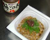 ササッとランチに手巻き✿梅シソ納豆作り方4写真