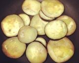 ＊ ナスとトマトの重ね焼き ＊作り方2写真