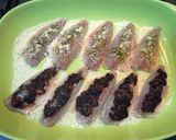 鯵の梅しそと香草２種パン粉焼き作り方4写真
